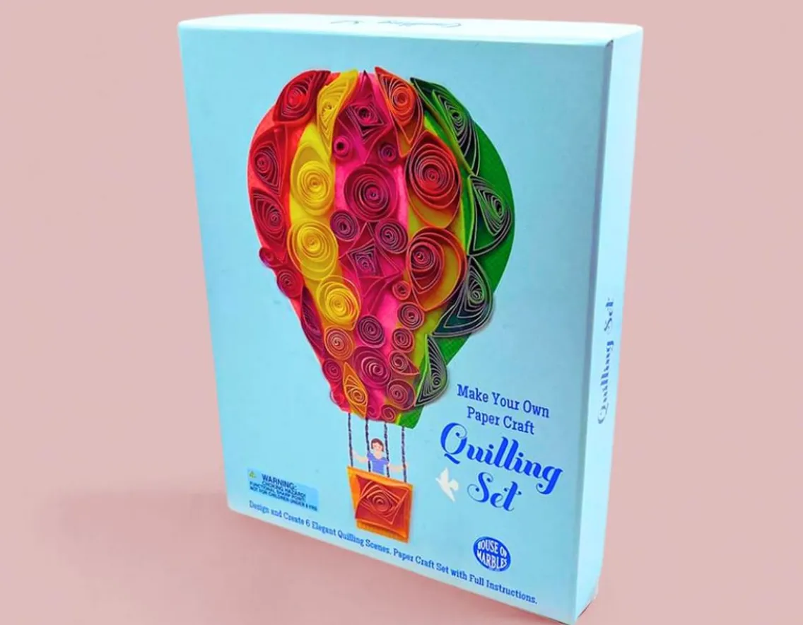 Creativity|Age 8-House of Marbles Quilling Set - Make Your Own Scenes