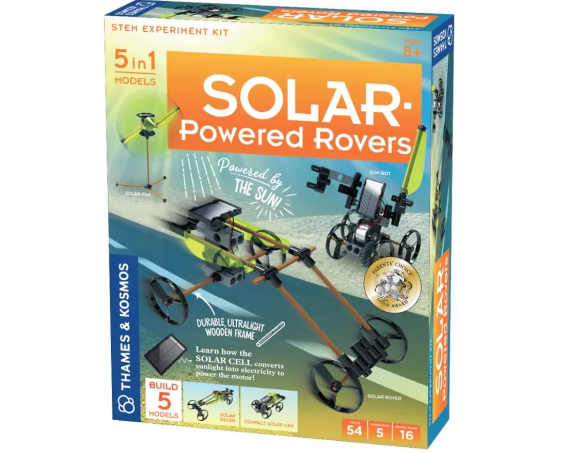 Construction|Educational-Thames & Kosmos Solar Powered Rovers - Build & Learn