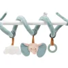 Sensory|Baby Girls-Nattou Spiral Activity Toy - Crinkly Elephant