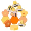 Construction|Wooden Toys-Orange Tree Toys Stacking Honey Bees - FSC Wooden Set