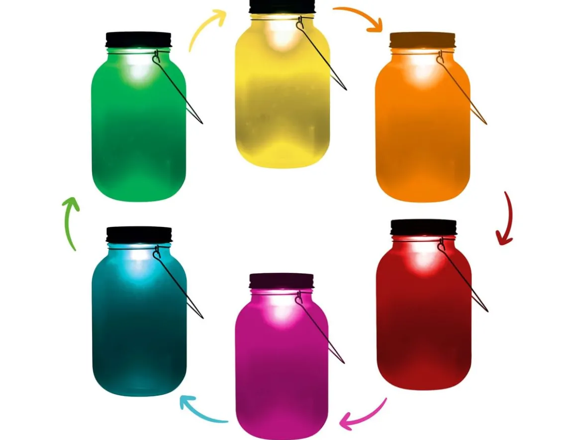 Fashion & Style|Sensory-Funtime Gifts Sun-Light Jar - Solar Powered Light Show