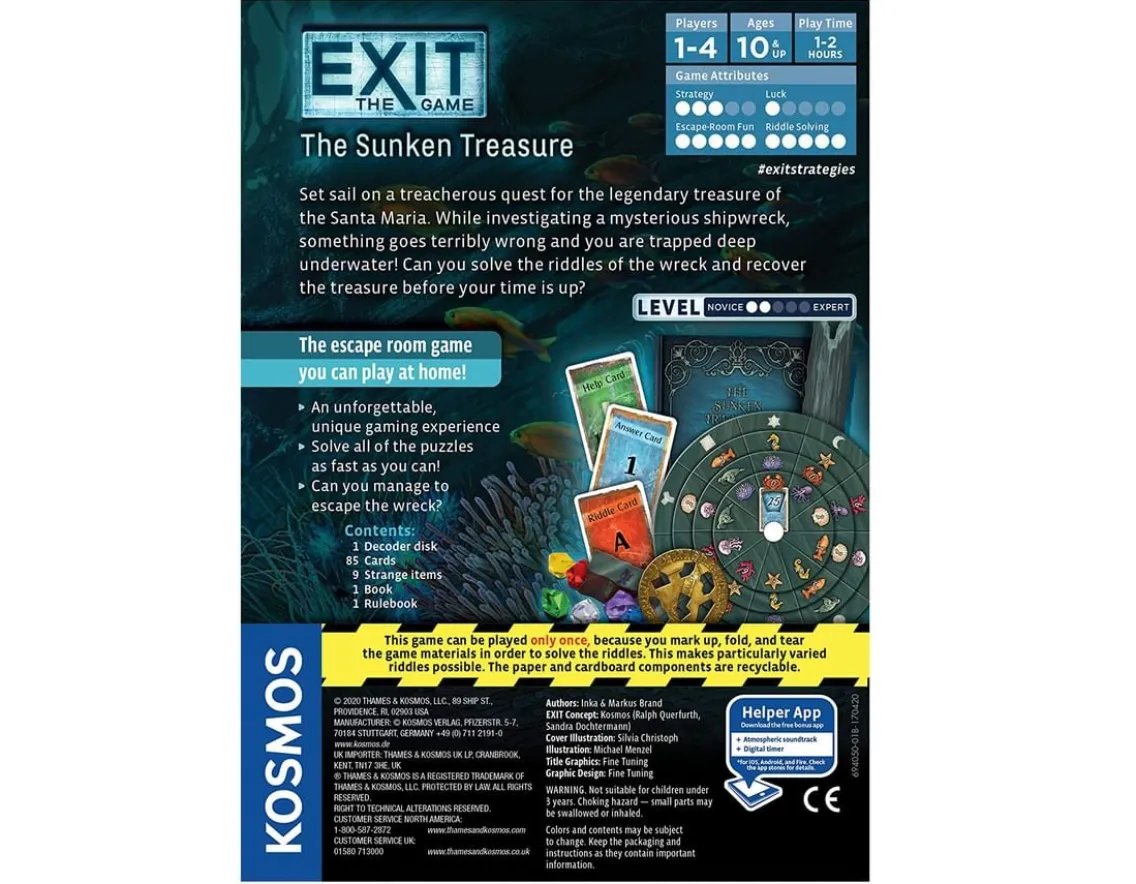 Games-Thames & Kosmos The Sunken Treasure - Exit Game