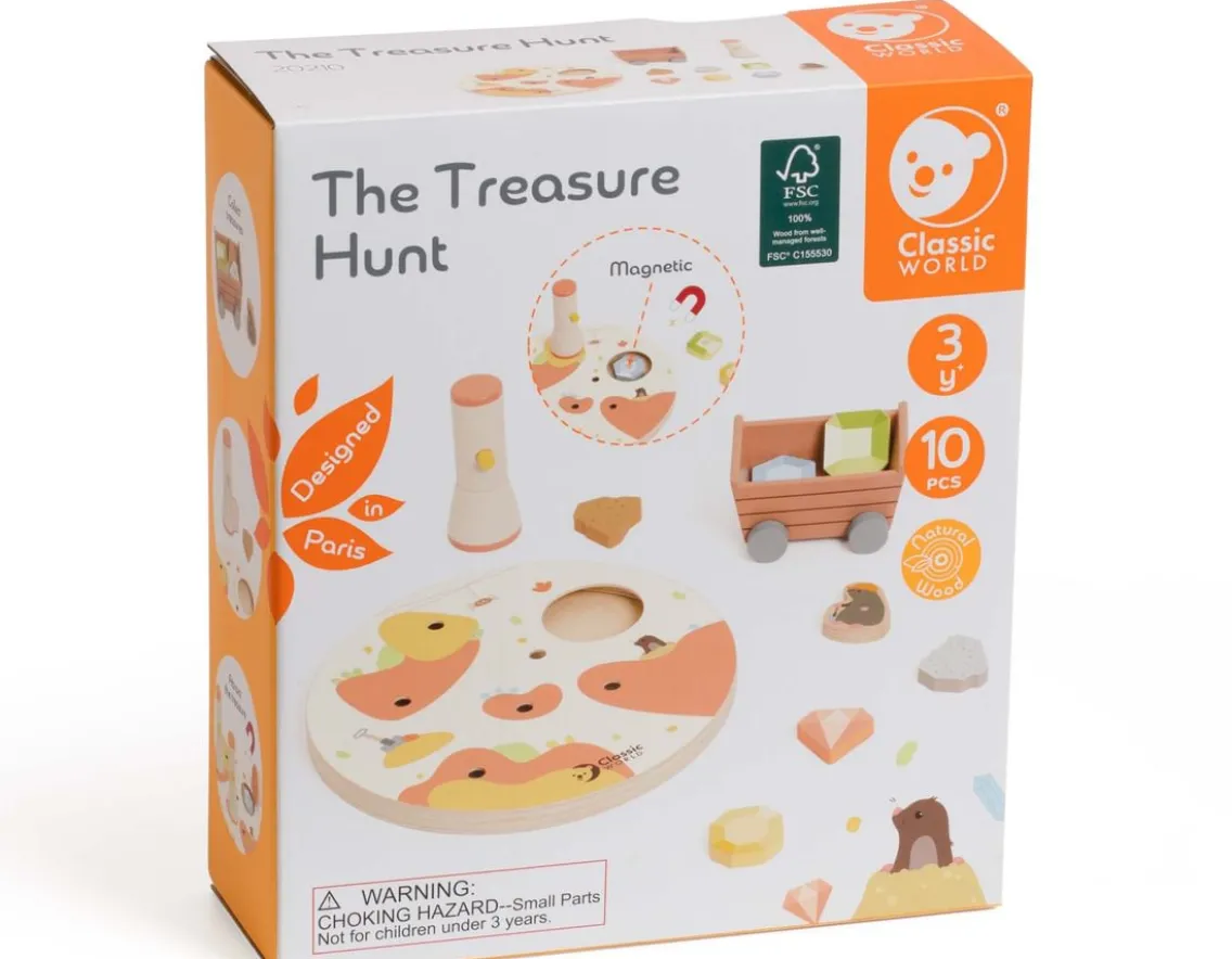 Games|Wooden Toys-Classic World The Treasure Hunt - Magnetic Game