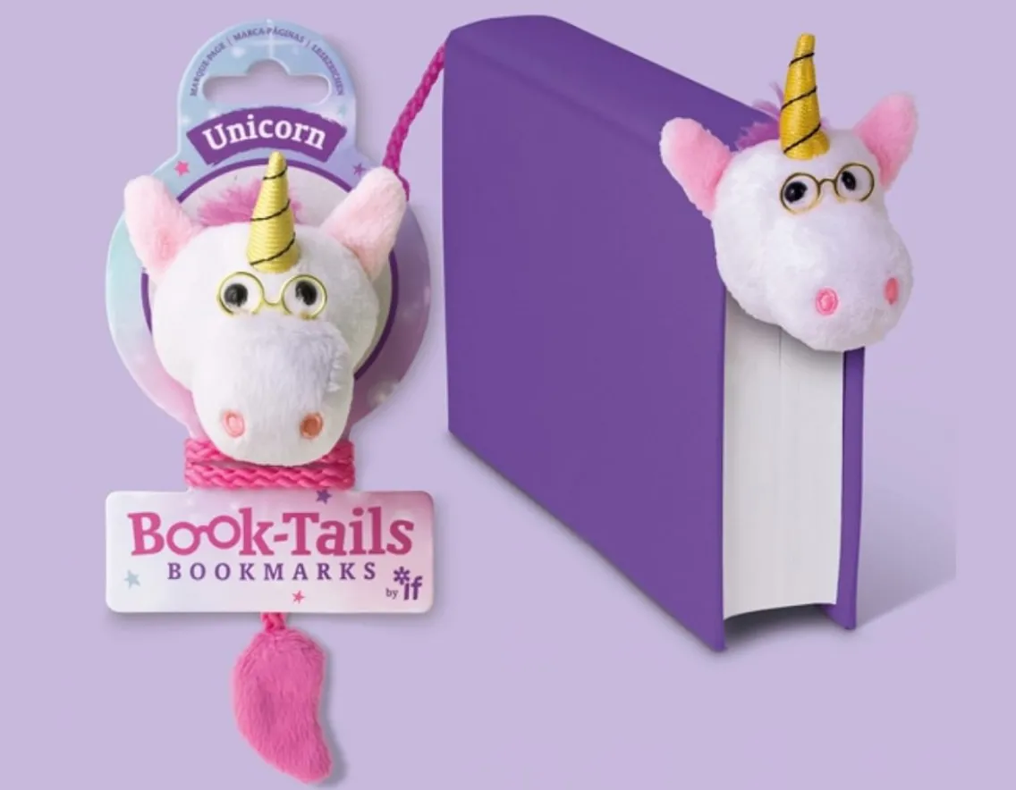 Books|Sensory-If plc Unicorn Book-Tails - Cutest of Bookmarks!