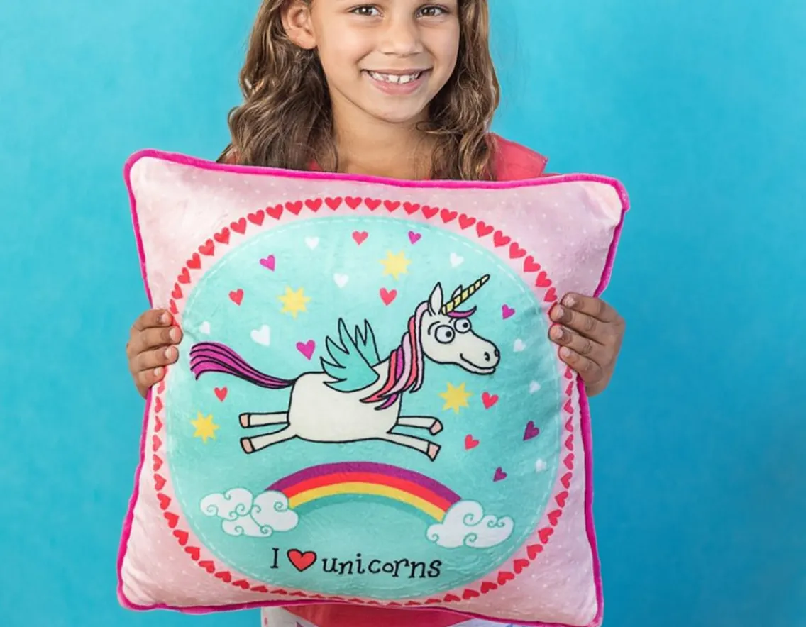 Exclusive To Wicked Uncle|Fashion & Style-Tyrrell Katz Unicorn Plush Cushion - So Soft!
