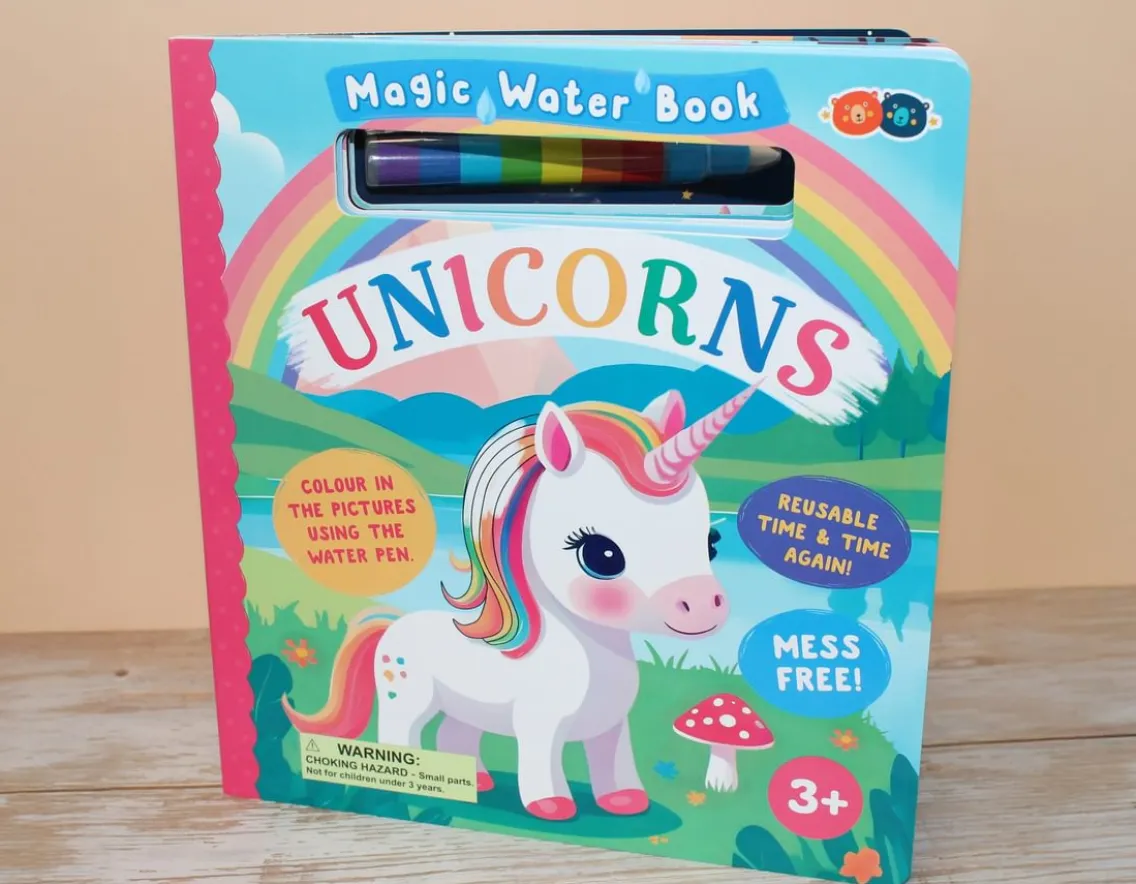 Books|Creativity-Buddy & Barney Unicorns Magic Water Book