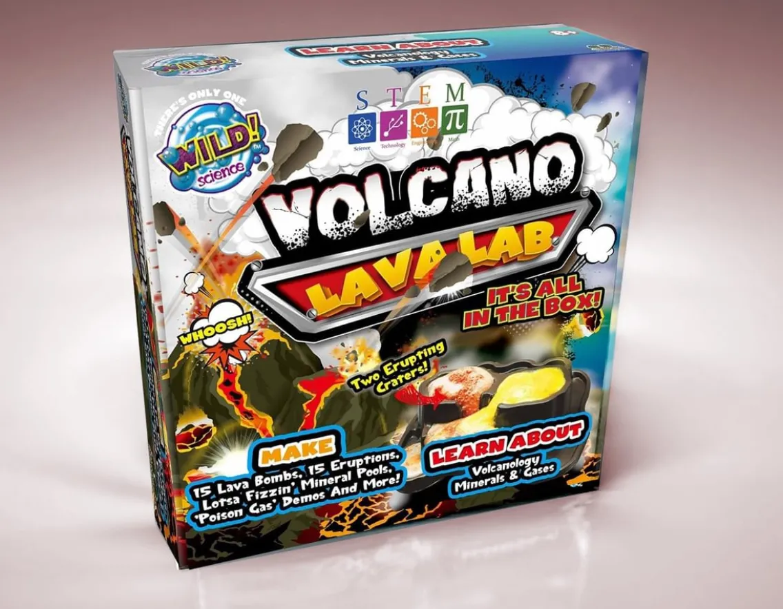 Educational|Exclusive To Wicked Uncle-Wild Science Volcano Lava Lab - Make it Erupt