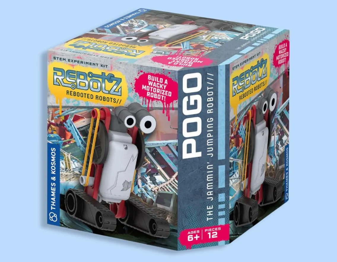 Construction|Science-Thames & Kosmos Wacky Jumping Robot - Rebotz Build