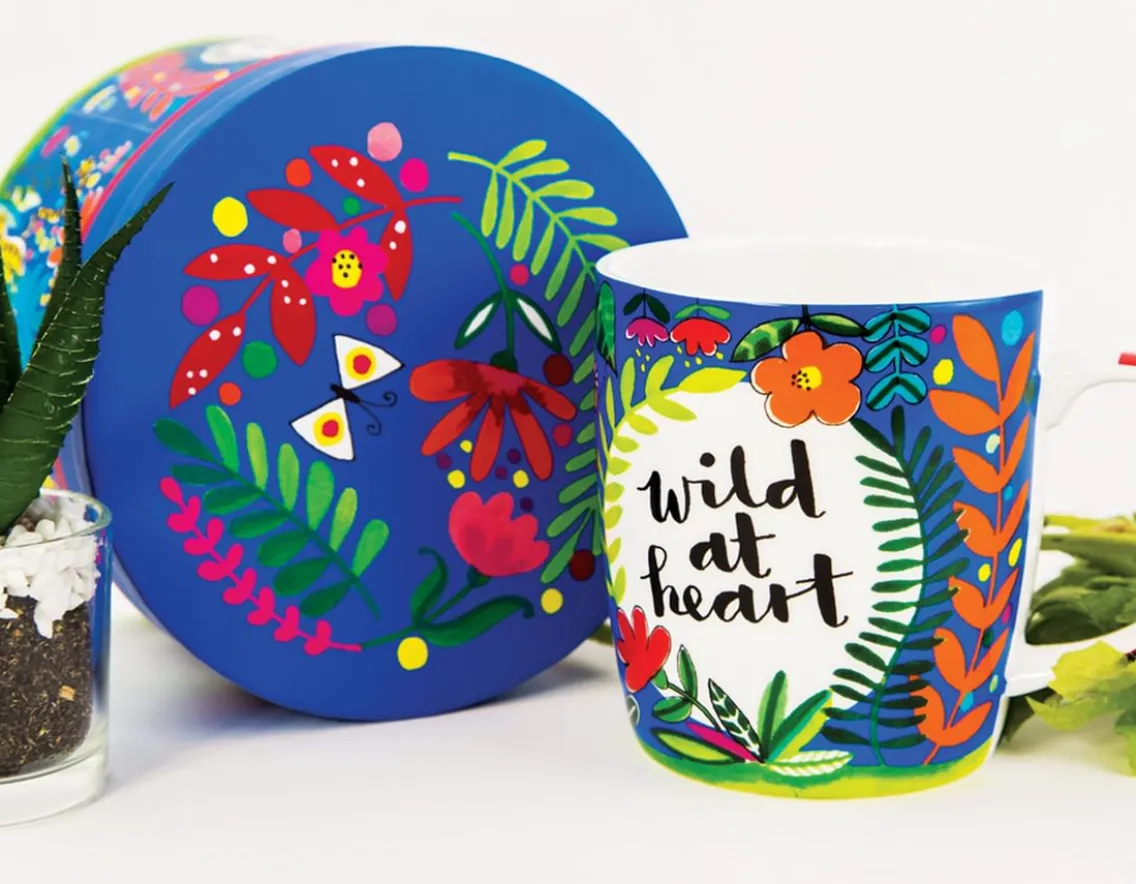 Exclusive To Wicked Uncle|Fashion & Style-Rachel Ellen Wild At Heart Mug - for Free Spirits!