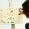 Educational|Wooden Toys-Classic World Wooden Barometer - Track the Weather