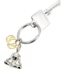 Fashion & Style|Age 14-Troika Yoga Keyring - Chrome Plated Metal