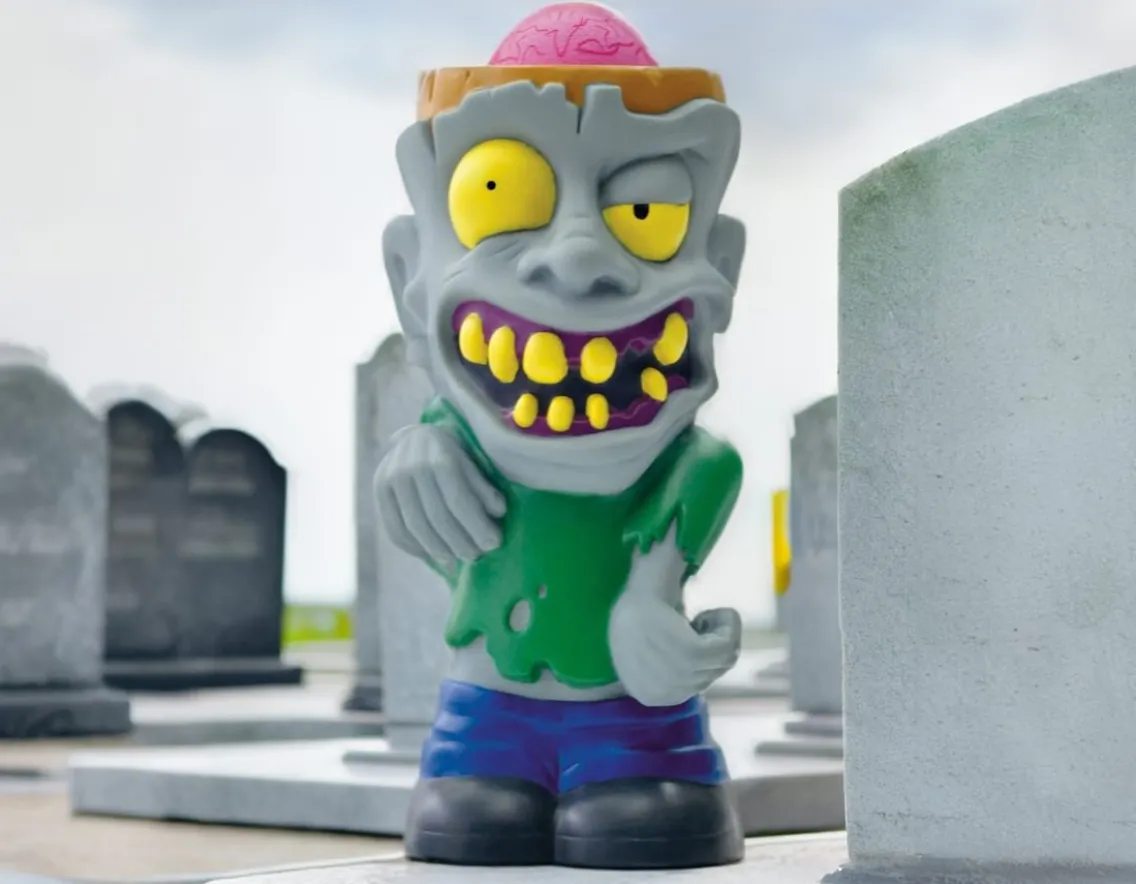 Magic, Spooky & Spells|Wicked Fun-Cheatwell Zombie Popper - Shoot his brains out!