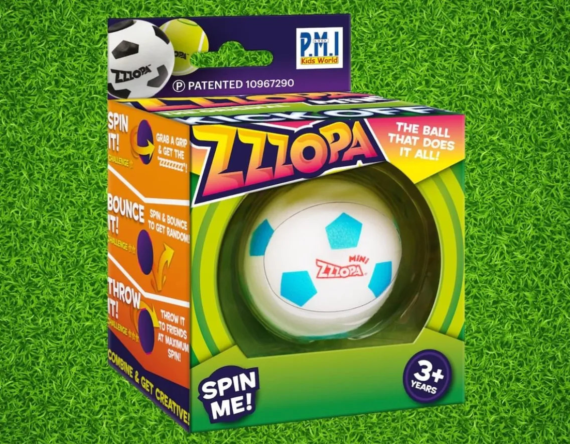 Adventurer|Exclusive To Wicked Uncle-PMI Zzzopa Spinning Football - Bounce it, Spin It, Fidget!